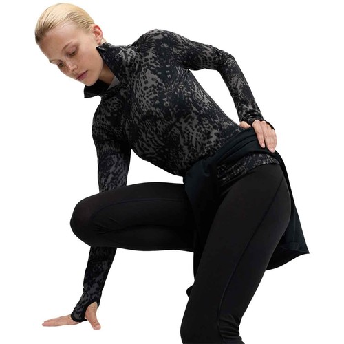 M&S Womens Goodmove Half Zip Running Top, 12, Dark Mix thumbnail 2