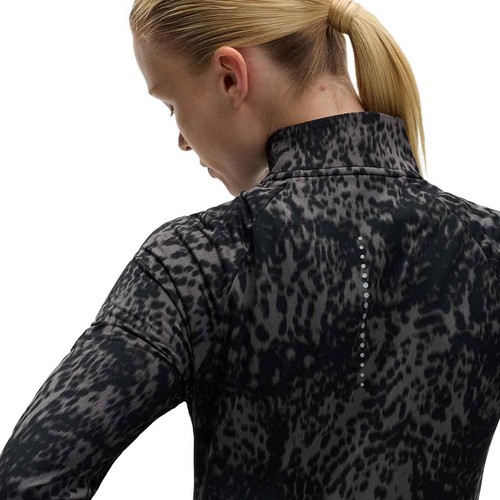 M&S Womens Goodmove Half Zip Running Top, 12, Dark Mix thumbnail 6