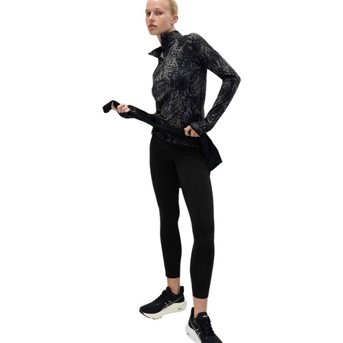 M&S Womens Goodmove Half Zip Running Top, 16, Dark Mix thumbnail 3