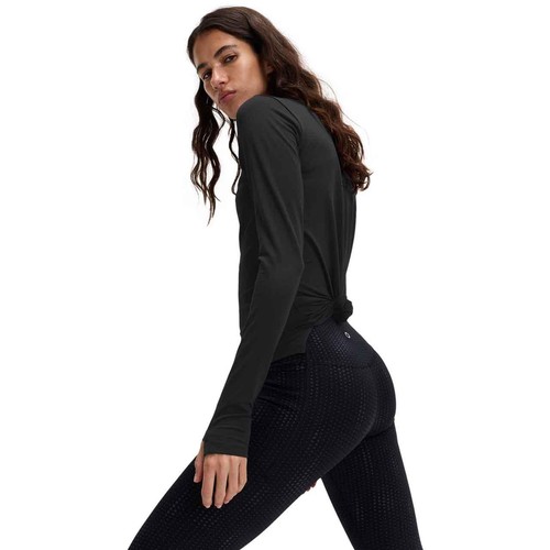 M&S Womens Goodmove Scoop Neck Fitted Gym Top, 8, Black thumbnail 3