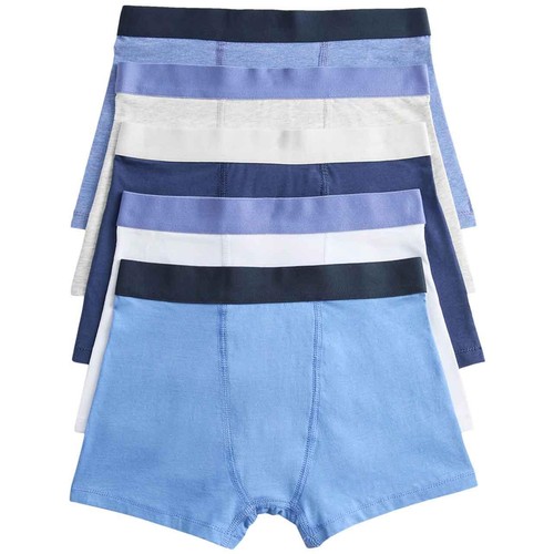 M&S Blue Nautical Trunks, 8-9 Years, Blue Mix thumbnail 2