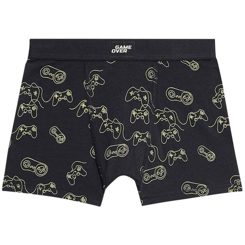 M&S Boys Cotton with Stretch Gamer Trunks, 6-7 Y, Multi thumbnail 6
