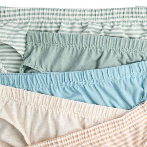 M&S Boys Pure Cotton Stripes & Solids Briefs, 4-5 Years, Multi thumbnail 4
