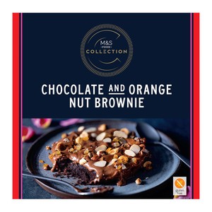 M&S Collection Chocolate, orange and nut brownie