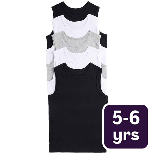 M&S Vests 5-6 Years, Black