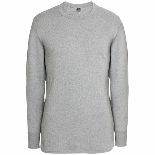 M&S Mens Heatgen Medium Thermal Long Sleeve Top, S, Grey
