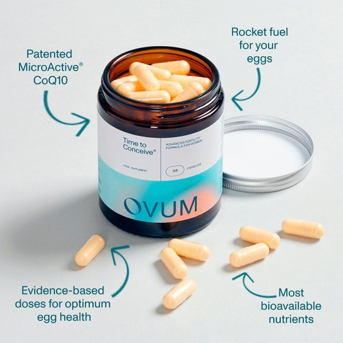 OVUM Time to Conceive Advanced Fertility Formula for Women thumbnail 4