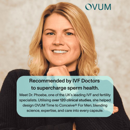 OVUM Time to Conceive Advanced Fertility Formula for Sperm thumbnail 4