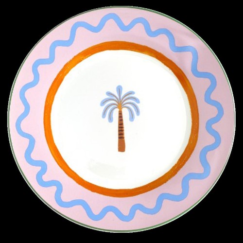 Eleanor Bowmer Electric Coast Palm Dinner Plate thumbnail 2
