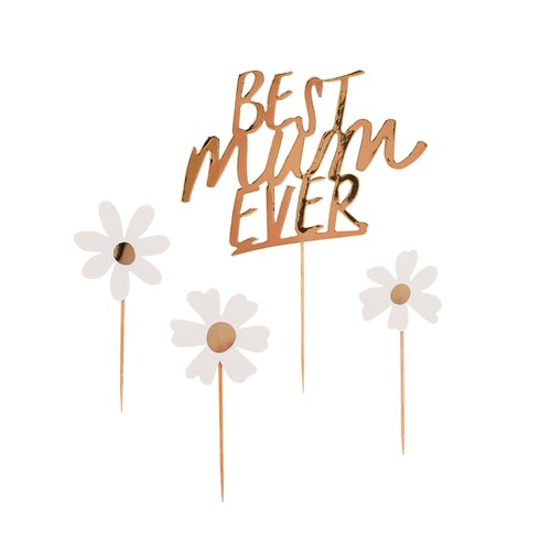 Hootyballoo Daisy Best Mum Ever Cake Topper