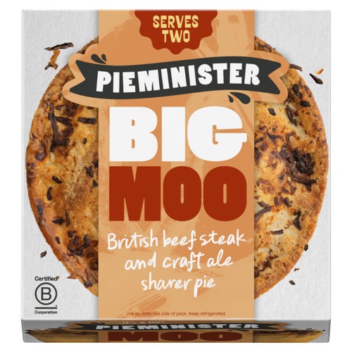 Pieminister BIG Moo Pie with British Beef Steak & Ale