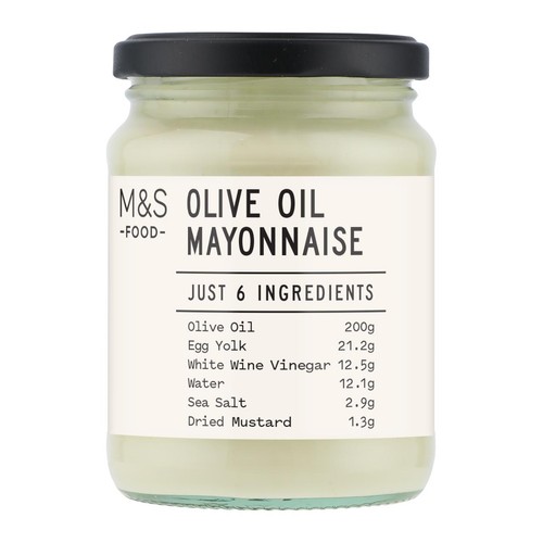 M&S Only 6 Ingredients Olive Oil Mayonnaise thumbnail 2