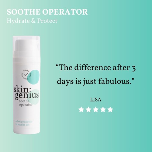 Skin Genius Soothe Operator Soothing Moisturiser thumbnail 7