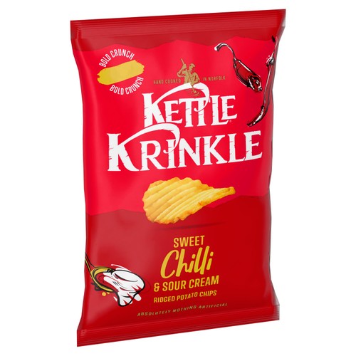 Kettle Chips Krinkle Sweet Chilli & Sour Cream thumbnail 2