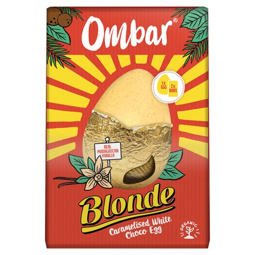 Ombar Blonde Caramelised white chocolate easter egg thumbnail 2