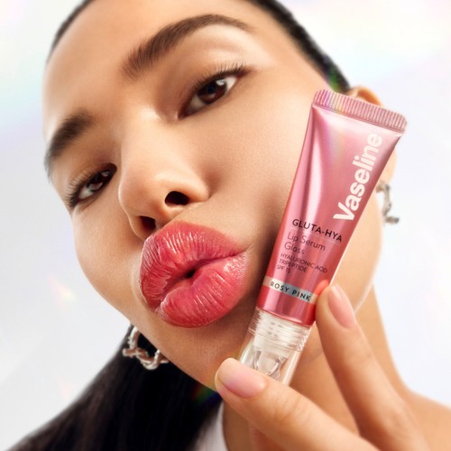 Vaseline Gluta-Hya Lip Serum Gloss Rosy Pink thumbnail 4