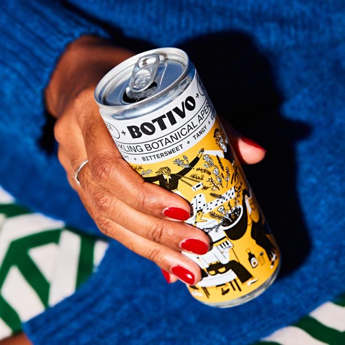 Botivo Alcohol Free Sparkling Botanical Aperitivo Can thumbnail 4