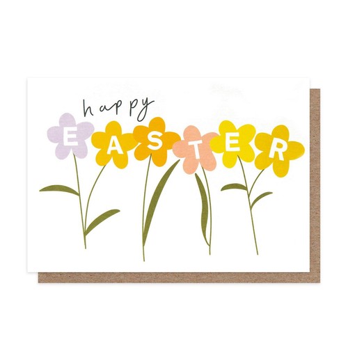 Caroline Gardner Floral Stems Happy Easter Card Pack