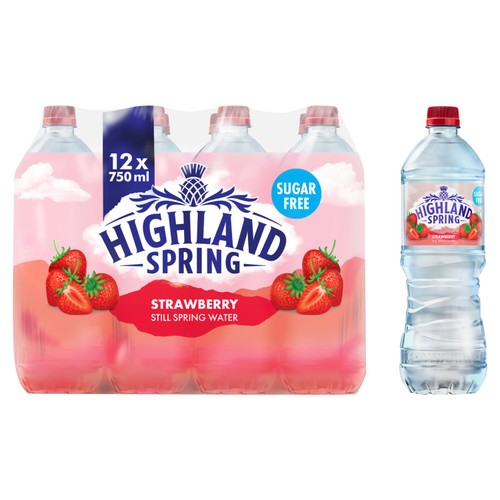Highland Spring Strawberry Flavoured Still Water