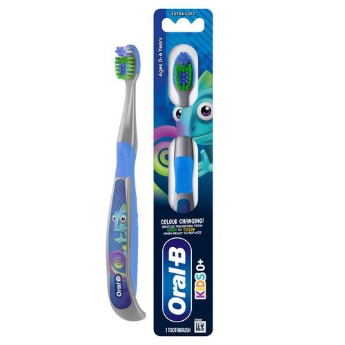 Oral-B Kids Age 0-6 Chameleon Colour Changing Extra Soft Toothbrush