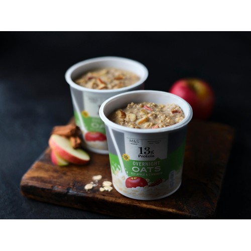 M&S Good Gut Apple & Cinnamon Overnight Oats thumbnail 2