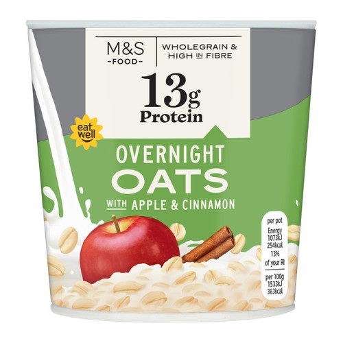 M&S Good Gut Apple & Cinnamon Overnight Oats thumbnail 3
