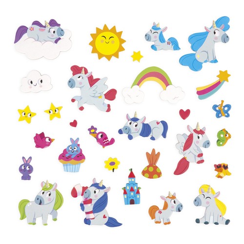 Unicorns, Magneti'stories, Magnetic Book With 30 Magnets thumbnail 3