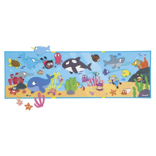The Seabed, Magneti'stories, Magnetic Book With 30 Magnets thumbnail 2