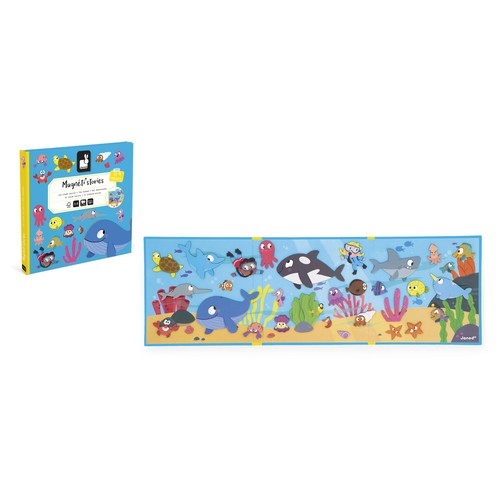The Seabed, Magneti'stories, Magnetic Book With 30 Magnets thumbnail 3