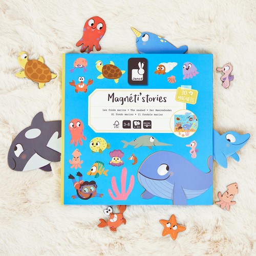 The Seabed, Magneti'stories, Magnetic Book With 30 Magnets thumbnail 6
