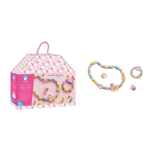 Janod Rainbow Land 4 Piece Wooden Jewellery Kit thumbnail 2