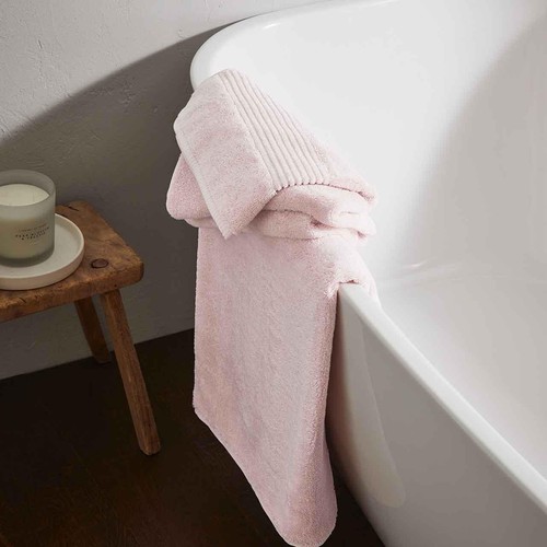 M&S Luxury Egyptian Cotton Bath Towel, Soft Pink thumbnail 4