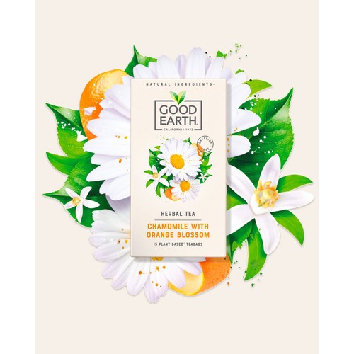 Good Earth Teabags Camomile with Orange Blossom thumbnail 6