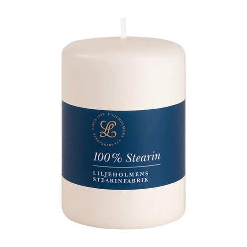 Liljeholmens Pressed Pillar Stearin Candle Cream 68x100mm