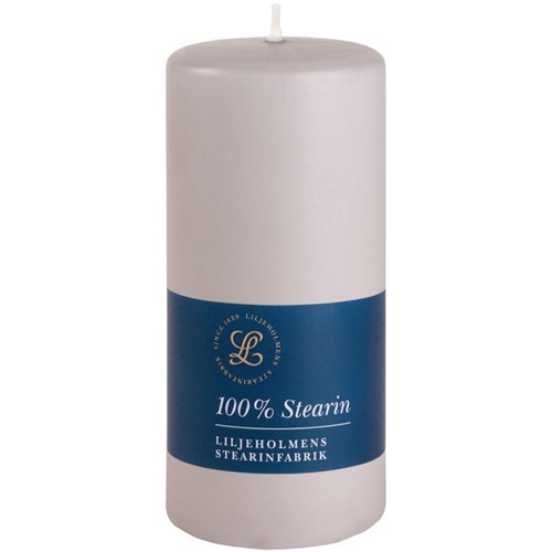 Liljeholmens Pressed Pillar Stearin Candle Dusty Grey 68x150mm