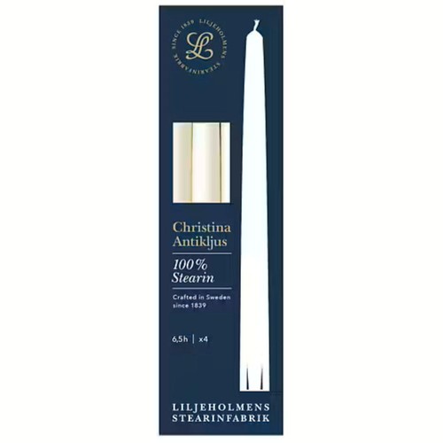 Liljeholmens Christina Antikljus Dinner Candles Cream