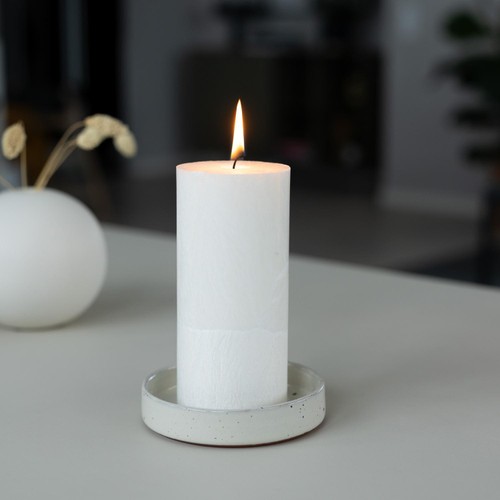 Liljeholmens Shea Pillar Candle White  67x150mm thumbnail 2