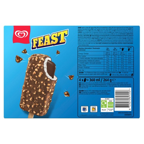 Feast Chocolate & Hazelnut Ice Cream Sticks thumbnail 3