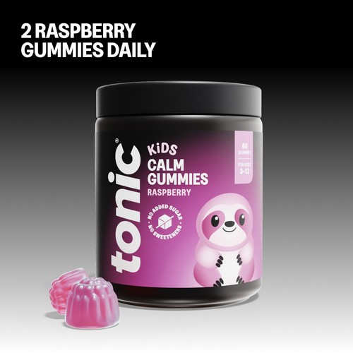 Tonic Health Kids Calm Gummy 3-12 Yrs x 30 Raspberry thumbnail 4