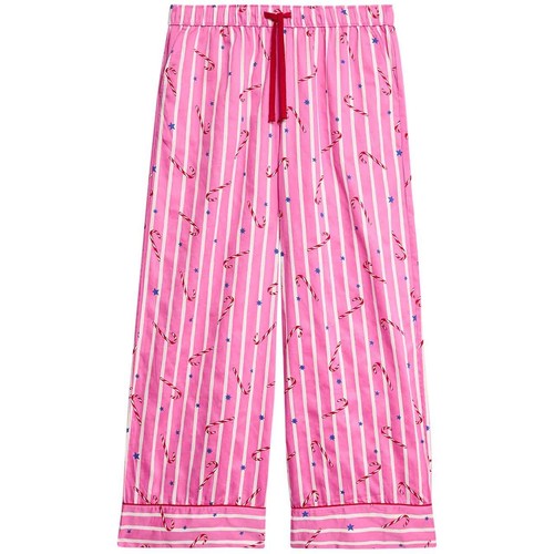 M&S Womens Striped Pyjama Set, 20, Pink  thumbnail 3
