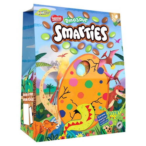 Smarties Dinosaur Milk Chocolate Giant Easter Egg thumbnail 3