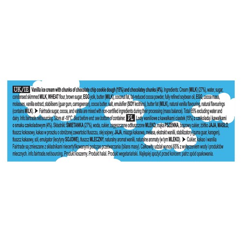 Ben & Jerry's Cookie Dough Mini Ice Cream Tub Multipack 12 x 100ml thumbnail 4