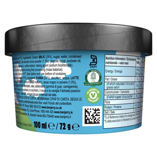 Ben & Jerry's Chocolate Fudge Brownie Mini Ice Cream Multipack 12 x 100ml thumbnail 3