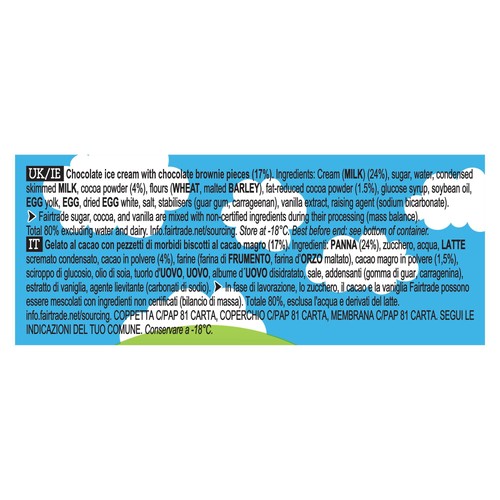 Ben & Jerry's Chocolate Fudge Brownie Mini Ice Cream Multipack 12 x 100ml thumbnail 5