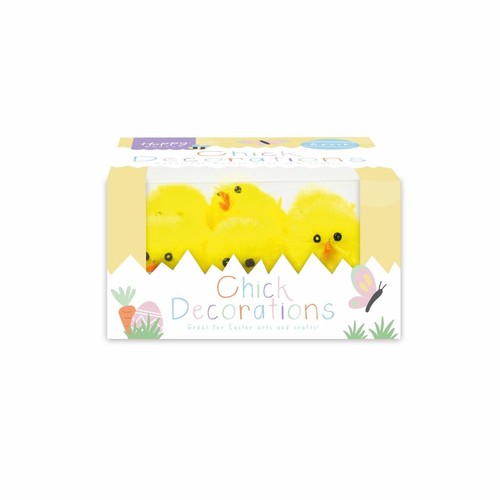 Hoppy Easter Chick Decorations 4cm