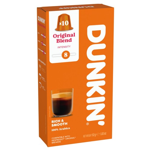 Dunkin Original Blend Nespresso Compatible Coffee Pods thumbnail 3
