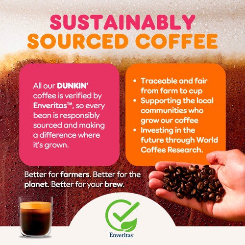 Dunkin Original Blend Nespresso Compatible Coffee Pods thumbnail 5