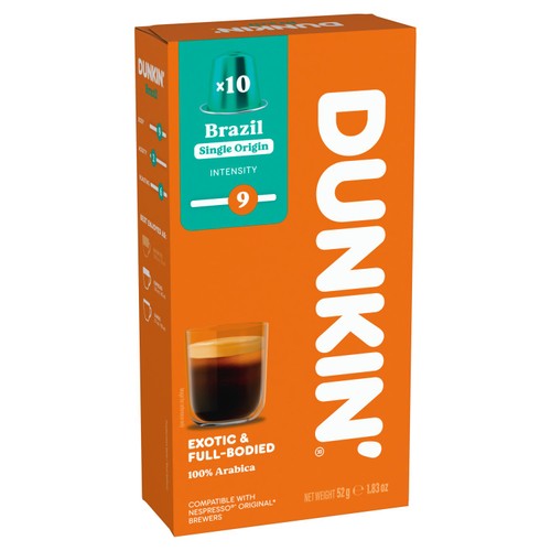 Dunkin Brazil Nespresso Compatible Coffee Pods thumbnail 3