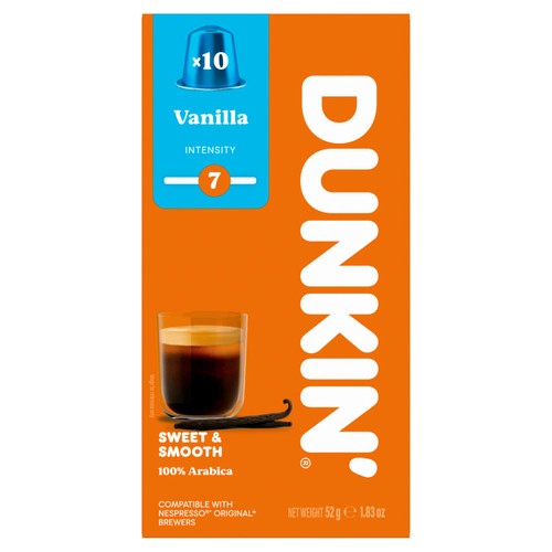 Dunkin Vanilla Nespresso Compatible Coffee Pods thumbnail 2