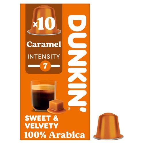Dunkin Caramel Nespresso Compatible Coffee Pods